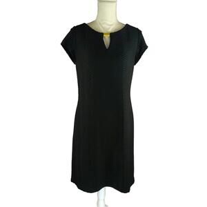 Vintage Shelby & Palmer Little Black Dress Size 12 Whimsigoth Textured
